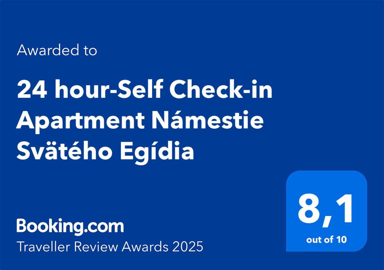 24 Hour-Self Check-In Apartment Namestie Svaeteho Egidia 포프라트 외부 사진